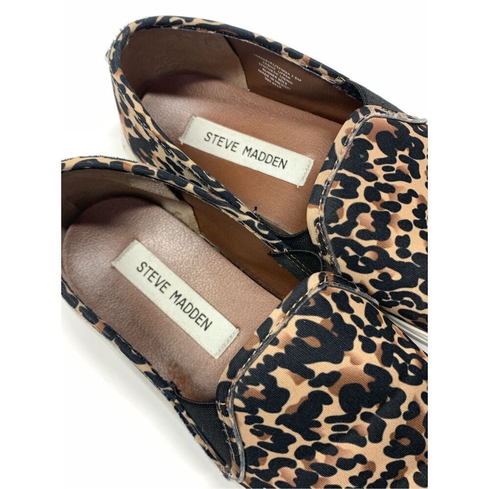 Steve Madden Leopard Print Symba Slip On Shoe Siz… - image 5